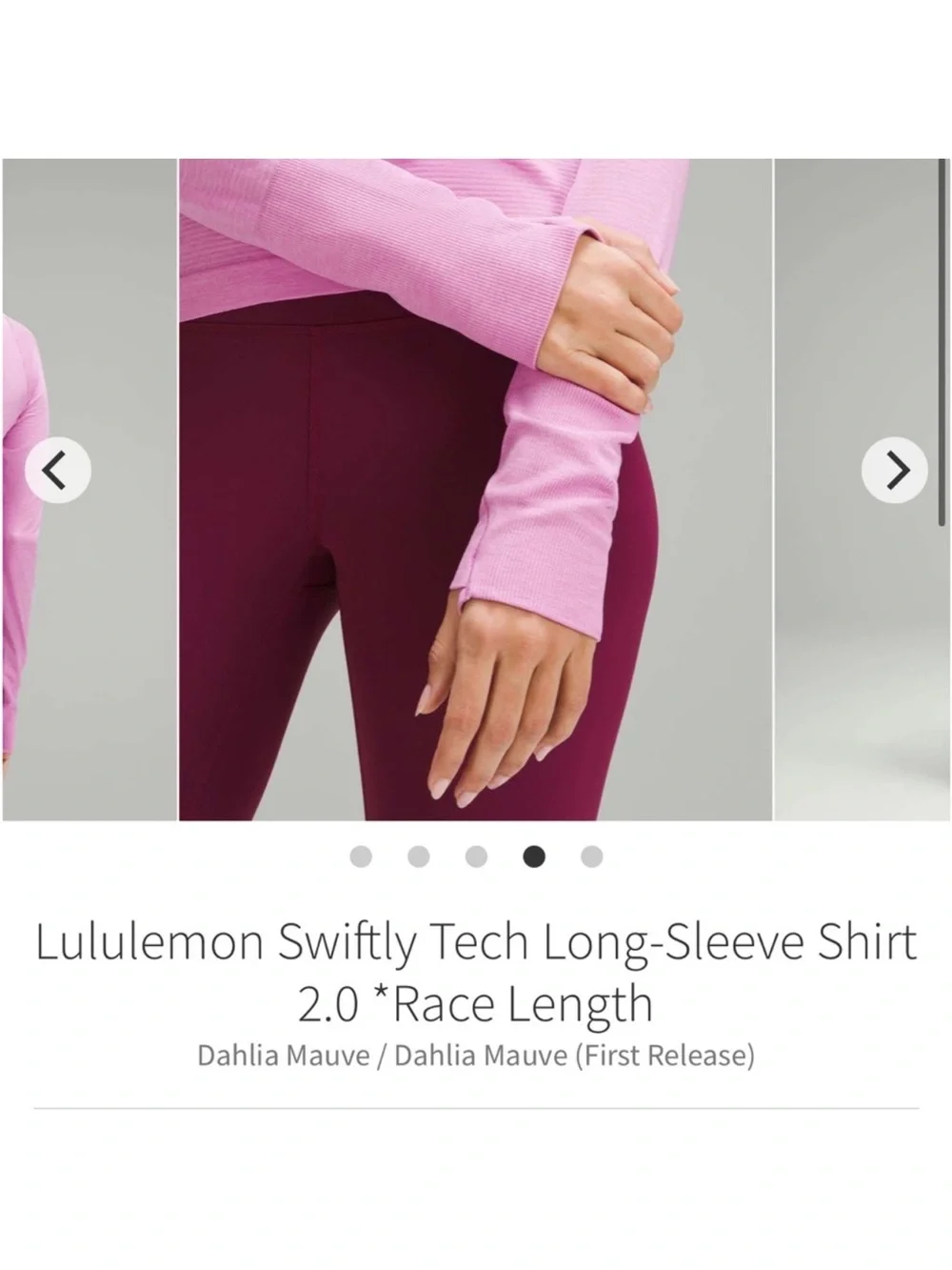 lululemon athletica lululemon swiftly